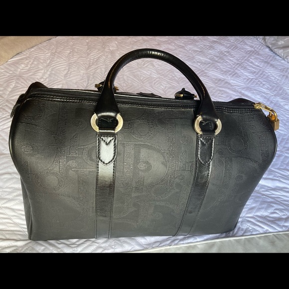 Vintage Christian Dior Boston Bag 35cm - Picture 2 of 12